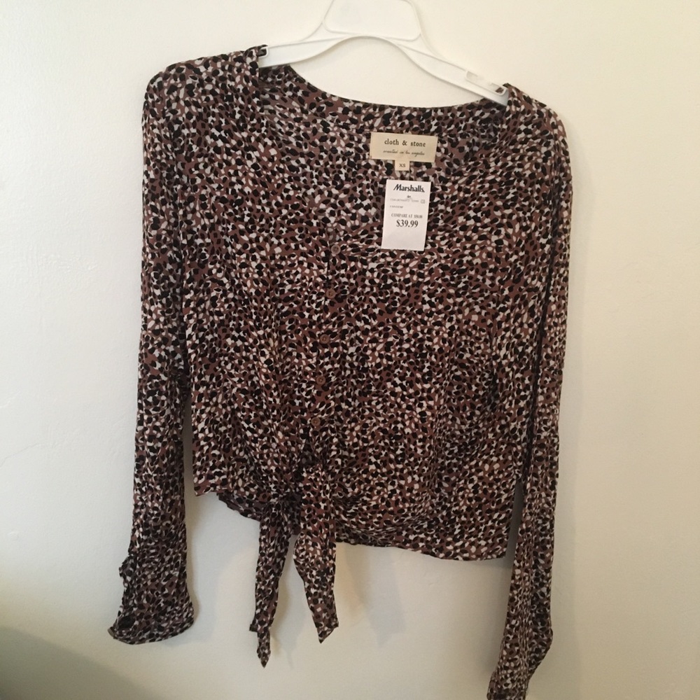 cloth & stone • printed blouse